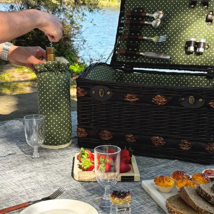 Picknickkorb Grün