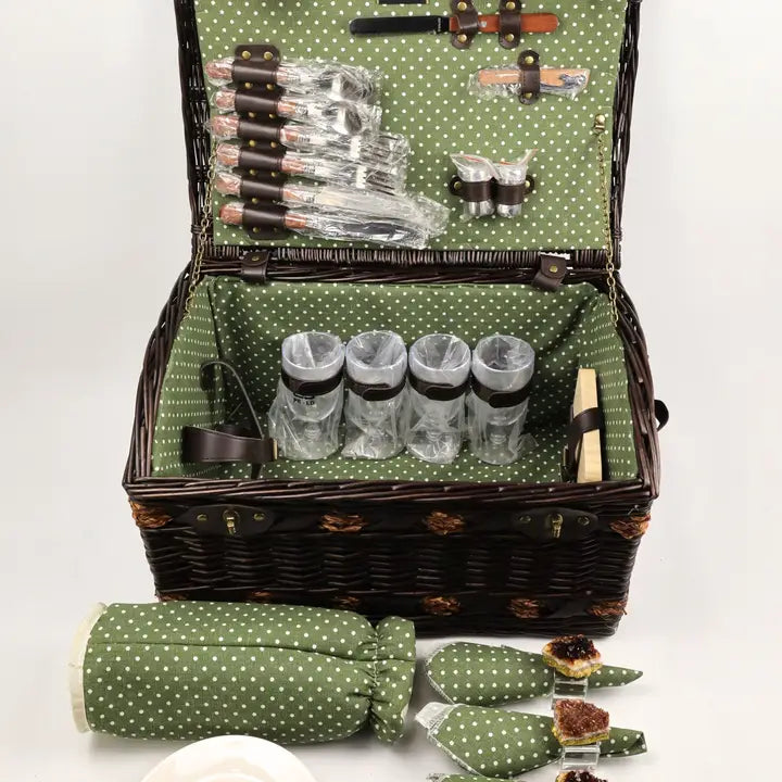 Picknickkorb Grün